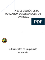 Elementos de Un Plan de Formacion