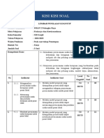 Kisi-Kisi, Instrumen Dan Rubrik Penilaian Set1