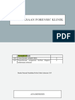 Pemeriksaan Forensic Klinik I