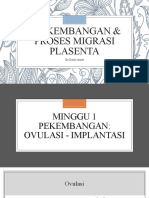 PERKEMBANGAN & Proses Migrasi Plasenta