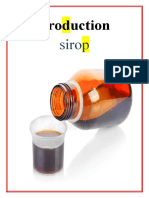 Production Sirop