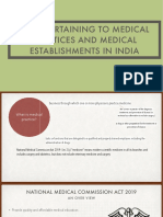 Session - 1 Medical Laws