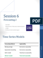 TOPIC 4. Forecasting 2