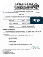 96 Certificate Distribution For Passing Out Students