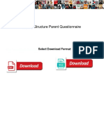 Family Structure Parent Survey