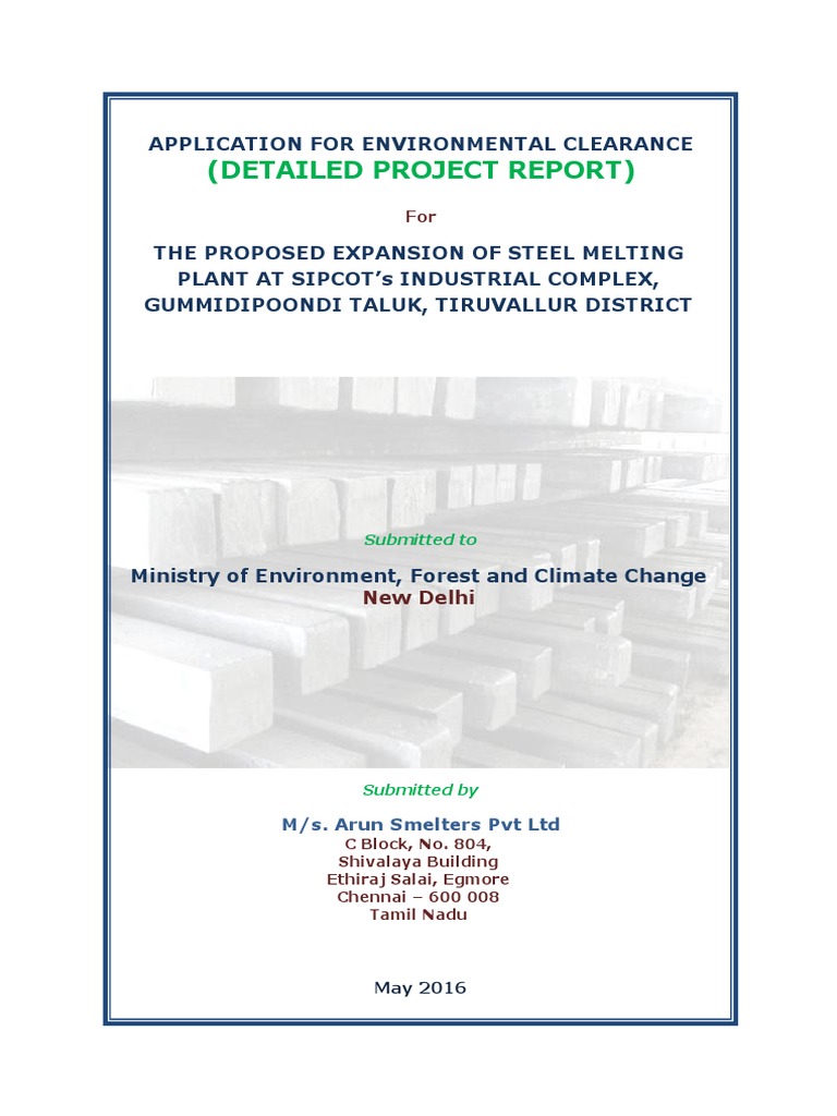 01 Jun 2016 125125893BE3QJIVDDETAILEDPROJECTREPORT | PDF | Steel ...