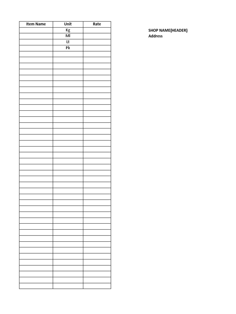Pre Installation Template | PDF