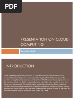 Download Presentation on Cloud ComputingpptxNisha by Dayashankar Yadav SN59586066 doc pdf