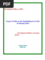 Establishing Nails Producing Plant