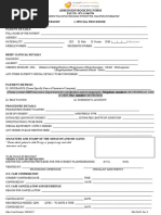 Admission Booking Form, Rev. 8