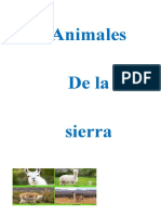 Animales de La Sierra
