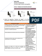 ACTIVIDAD Trabajo Posición Sentados