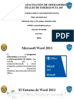 MS WORD INTRO - Clase I