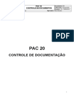 PAC 20 - Controle de Documentos