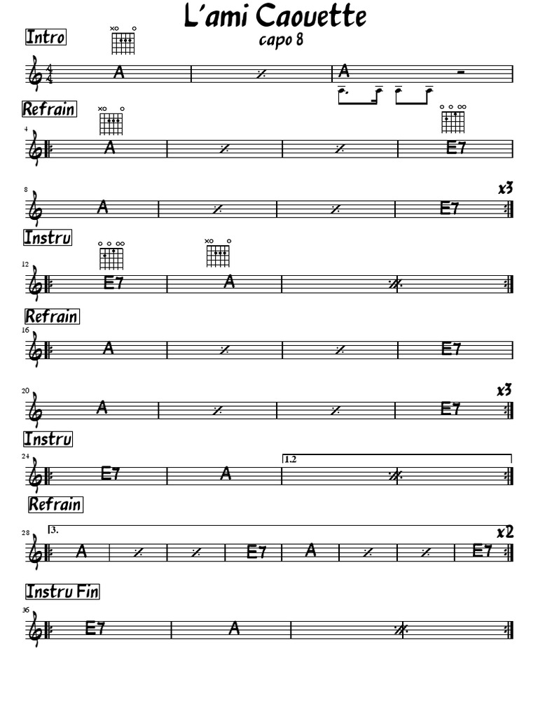 L'Ami Caouette Grille PDF