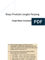 Fungsi Biaya (3)-Biaya Jangka Panjang