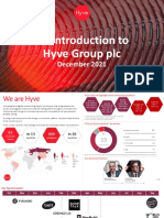 Introduction To Hyve December 2021