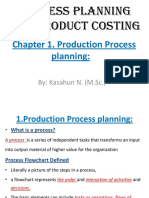 Process planning and product costing Chapter 1