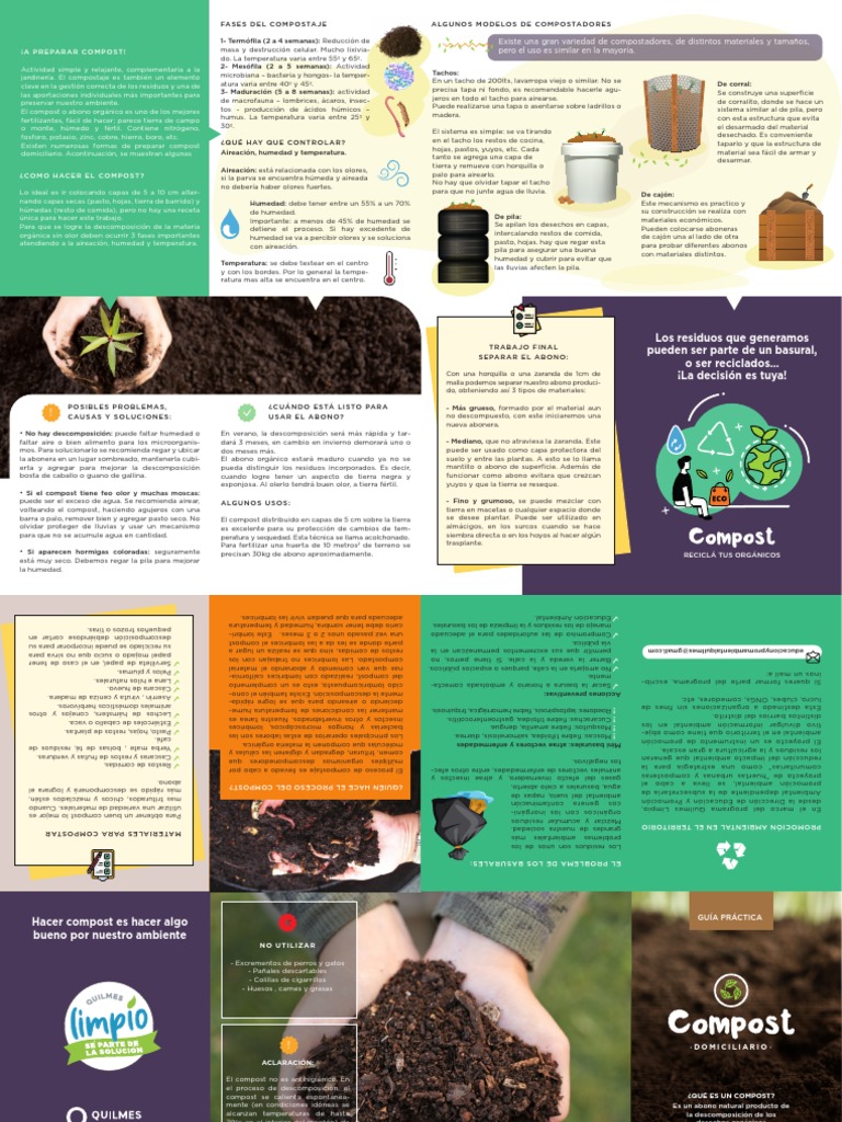 Folleto Compost Final | PDF | Compost | Fertilizante