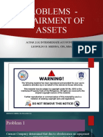 2 - E. Problems - Impairment of Assets