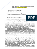 05 TIPURILE DE IMPACT ASUPRA MEDIULUI. Metode Si Instrumente de Evaluare