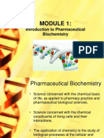 1 - Introduction To Pharmaceutical Biochemistry