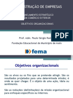 ADM 3 - Objetivos Organizacionais