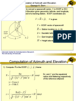 Comp of Azimuth Ele