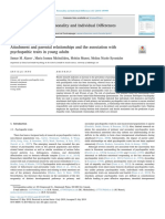 Alzeer, Michailidou, Munot & Kyranides (2019) Attachment and Parental Relationships and The Association With Psychopatic Traits in Young Adults