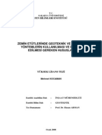 Zemin Etutlerinde Geoteknik Ve Jeofizik Yontemlerin Kullanilmasi Ve Dikkat Edilmesi Gereken Hususlar Geotechnical and Geophysical Methods Used in Soil Investigations and Matters Need To Be Concerned