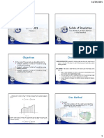 Solids of Revolution Methods
