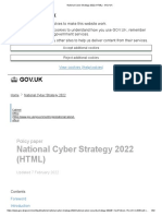 National Cyber Strategy 2022 (HTML) - GOV - Uk