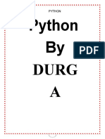 Python document on language fundamentals and identifiers