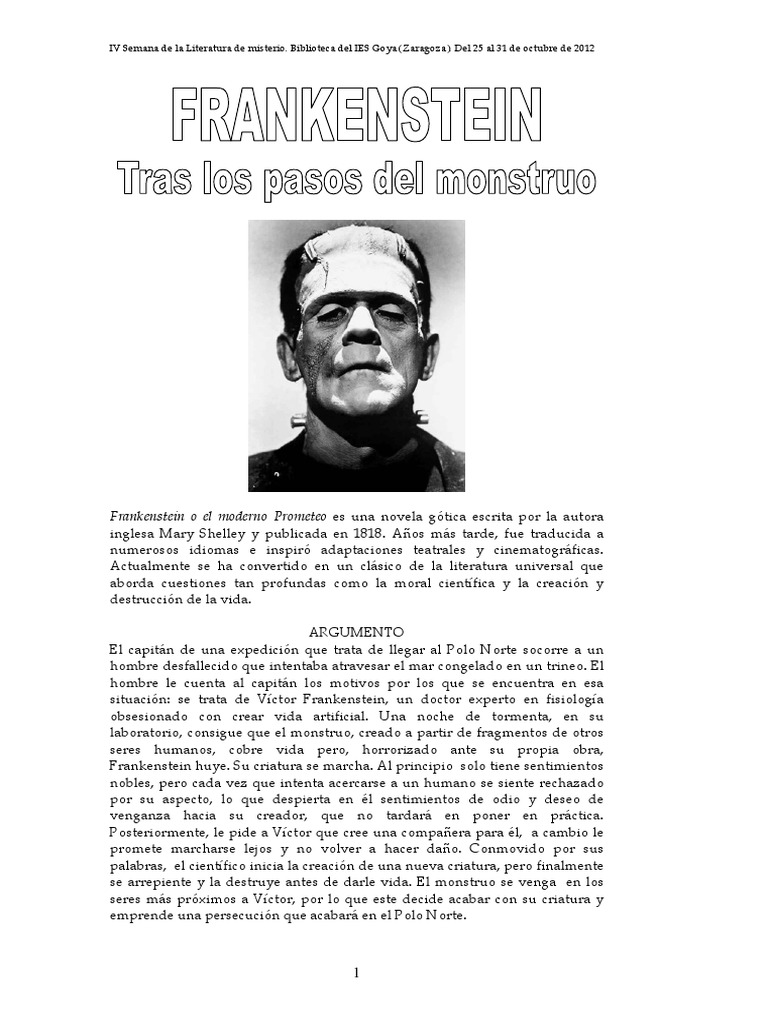 Frankenstein | PDF | Frankenstein | Mary Shelley