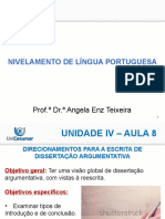 Nivelamento de Portugues - Unidade 4 - Aula 8