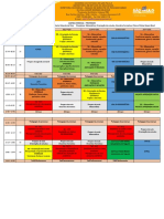 Agenda semanal professor