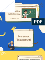 Matematika Peminatan XI Pers Trigono