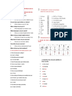 1 GRAMMAR Word Order in Questions