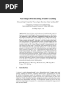 Fake Image Detection Research Paper