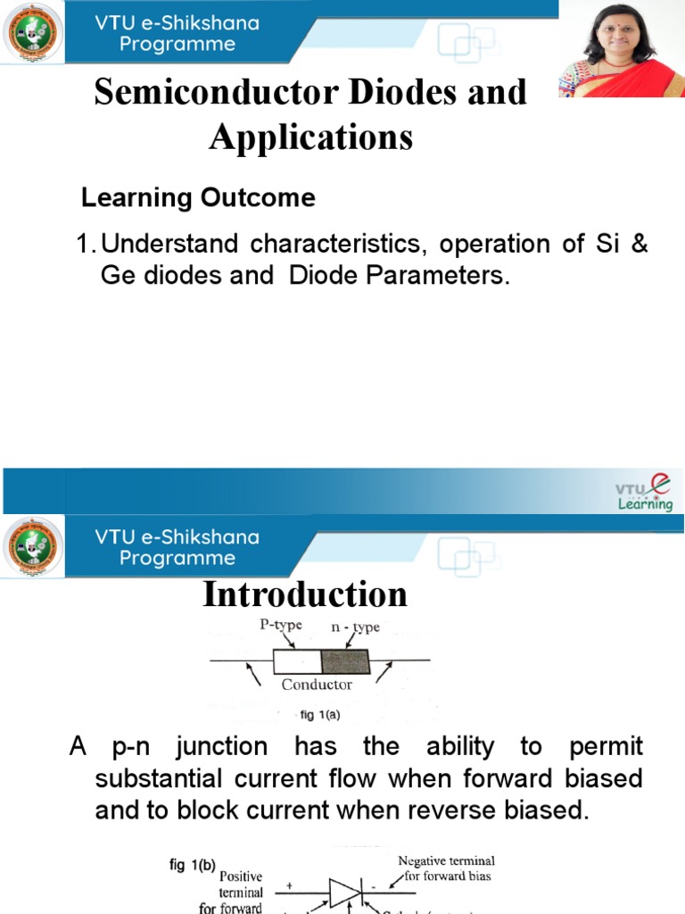 Semiconductor Diodes: Characteristics & Applications | PDF | Diode | P ...