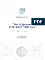 NCA - Critical Systems Cybersecurity Controls CSSS