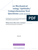 Free Mechanical Aptitude Questions Answers