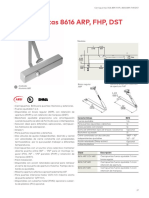 Cierrapuerta DORMA 8616 ARP - Aluminio