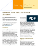 BH 048 Hydroponic Fodder