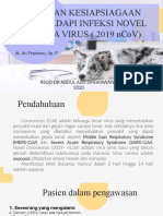 PEDOMAN KESIAPSIAGAAN MENGHADAPI INFEKSI NOVEL CORONA VIRUS (2019 nCoV