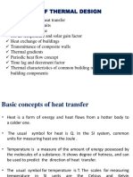 Thermal Design Principles for Buildings