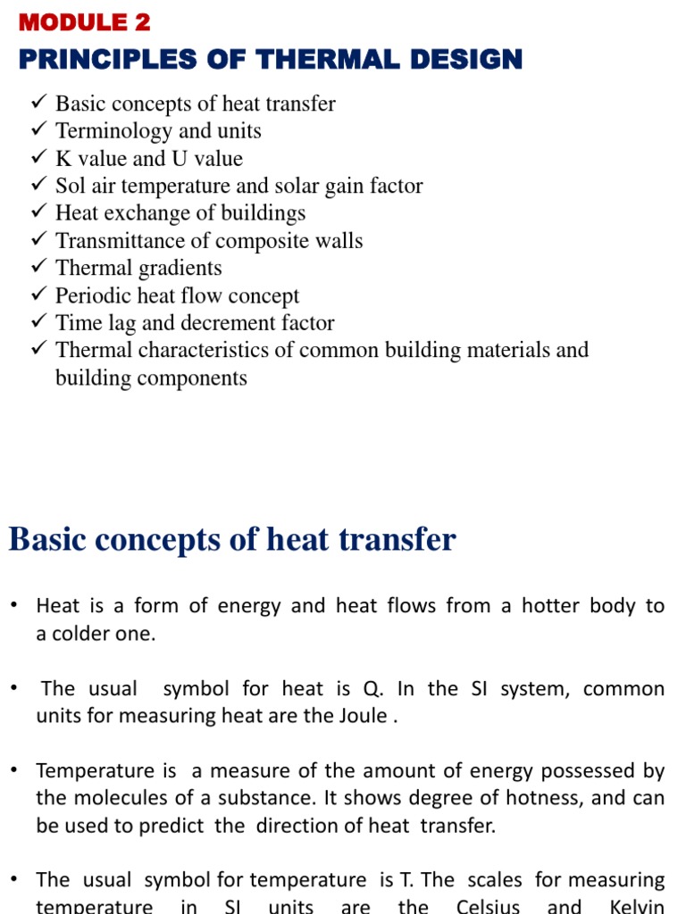 Thermal Design Principles Explained | PDF | Heat Transfer | Heat