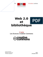 Web 2.0 Et Bibliothèque: Les Licences Creative Commons