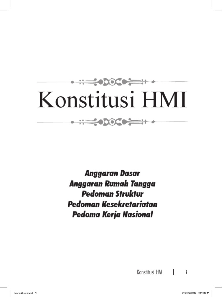 KONSTITUSI HMI 