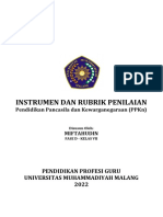 Instrumen Dan Rubrik Penilaian 2 - Miftahudin